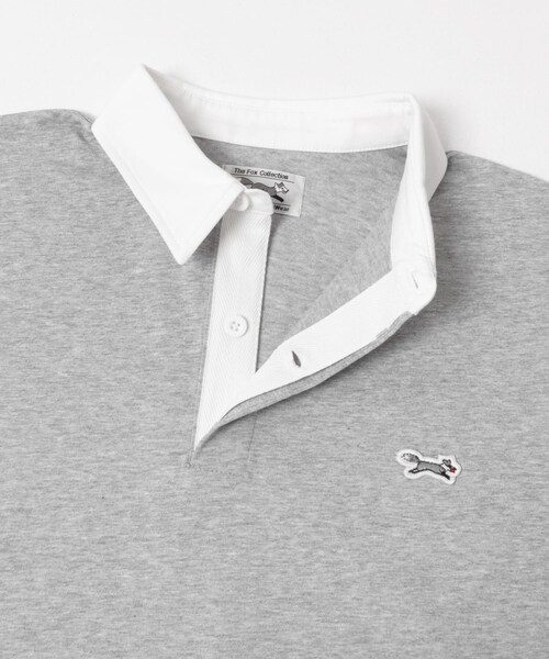 URBAN RESEARCH DOORS(アーバンリサーチドアーズ)の「THE FOX ラガーシャツ(Tシャツ/カットソー・メンズ・ASH GRAY/CHARCOAL・M/L)」の5枚目の写真