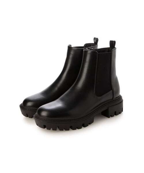 EVOL（イーボル）の「【EVOL/イーボル】 サイドゴアショートブーツ IX5581 （ブーツ・レディース・BL・L/24-24.5cm/LL/25-25.5cm/M/23-23.5cm/S/22-22.5cm）」の4枚目の写真