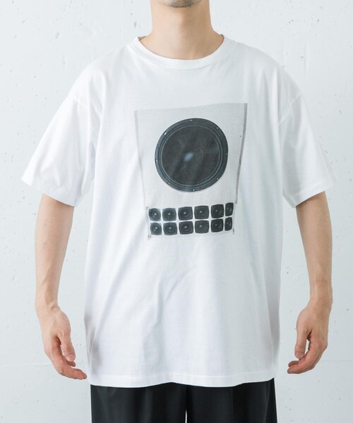 URBAN RESEARCH（アーバンリサーチ）の「semoh　SOUNDSYSTEM WIP T-SHIRTS（Tシャツ/カットソー・メンズ・WHITE/BLACK・L/XL）」の5枚目の写真