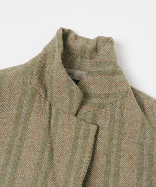 KBF（ケイビーエフ）の「ウールMIXテーラードジャケット（テーラードジャケット・レディース・ORANGE/GREEN・One）」の12枚目の写真