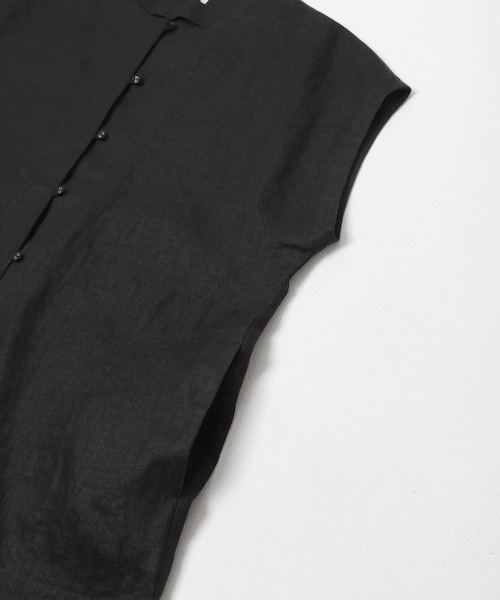 かぐれ（カグレ）の「『2サイズ展開』リネンオールインワン（つなぎ/オールインワン・レディース・BLACK/CHARCOAL・0/1）」の13枚目の写真