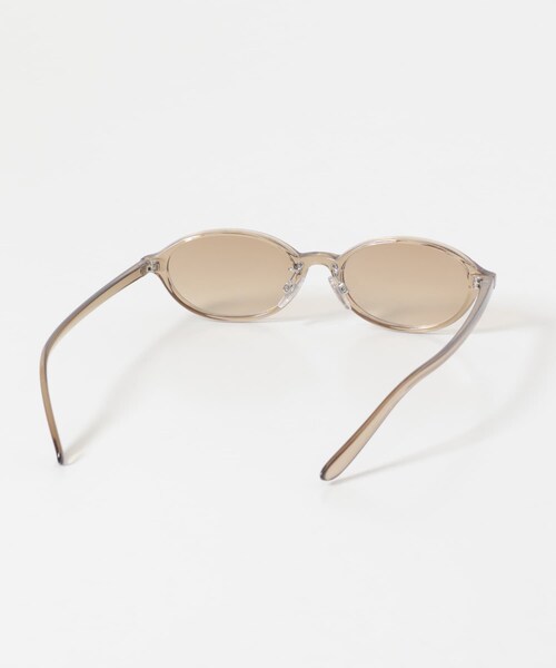 KBF（ケイビーエフ）の「オーバルフレームサングラス（メガネ・レディース・BROWN/D.BROWN・One）」の6枚目の写真