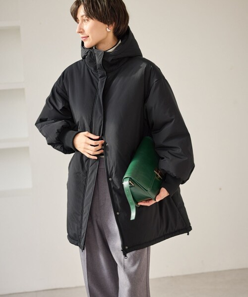 ROPE' PICNIC（ロペピクニック）の「中綿モンスターコート（ダウンジャケット/コート・レディース・ブラック/キナリ・F）」の10枚目の写真