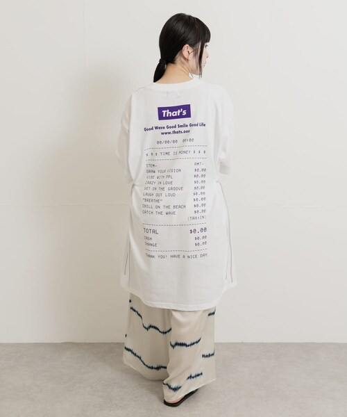 THE GOODLAND MARKET（ザグッドランドマーケット）の「『別注』That’s×TGM　the Dress（チュニック・レディース・white・FREE）」の7枚目の写真