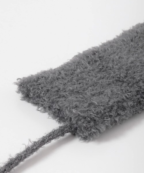 URBAN RESEARCH Sonny Label（アーバンリサーチサニーレーベル）の「ラメブークレーニットミトン（ベルト・レディース・エクリュ/グレー/ネイビー・One）」の18枚目の写真