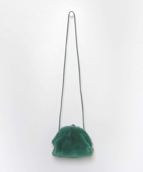 RODE SKO（ロデスコ）の「Anita Bilardi　ミニショルダーバッグ（ショルダーバッグ・レディース・P.BEIGE/GREEN・FREE）」の6枚目の写真