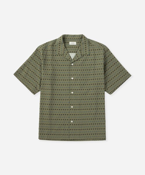 Saturdays NYC(サタデーズ ニューヨークシティ )の「Canty Sailboat SS Shirt(シャツ/ブラウス・レディース・ベージュ/ネイビー・L/M/S/XL)」の7枚目の写真