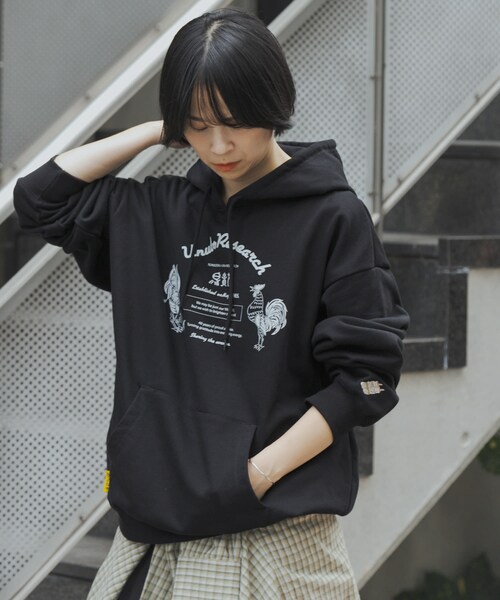 URBAN RESEARCH（アーバンリサーチ）の「鳥貴族×UR　UnuboResearch  PARKA（スウェット・メンズ・GRAY/RED/CHARCOAL/BLACK/MOCHA・M/L/XL）」の8枚目の写真