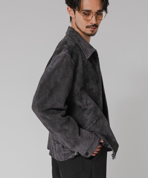 URBAN RESEARCH（アーバンリサーチ）の「GOAT SUEDE SPORTS JACKET（ブルゾン・メンズ・CHARCOAL・M/L）」の8枚目の写真