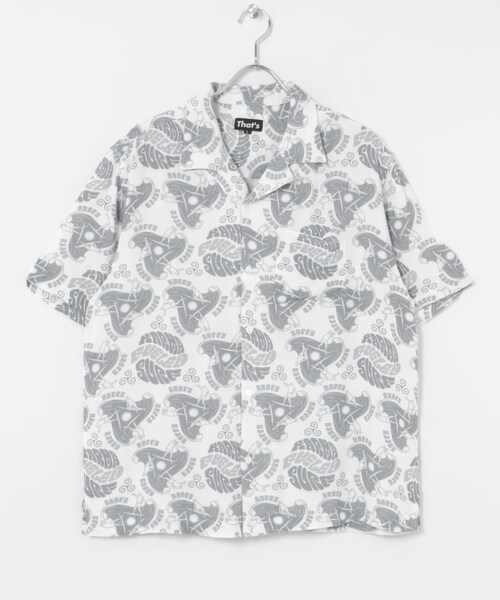 THE GOODLAND MARKET（ザグッドランドマーケット）の「That’s　The Aloha KARMA（シャツ/ブラウス・メンズ・WH/DGR・M/L/XL）」の4枚目の写真