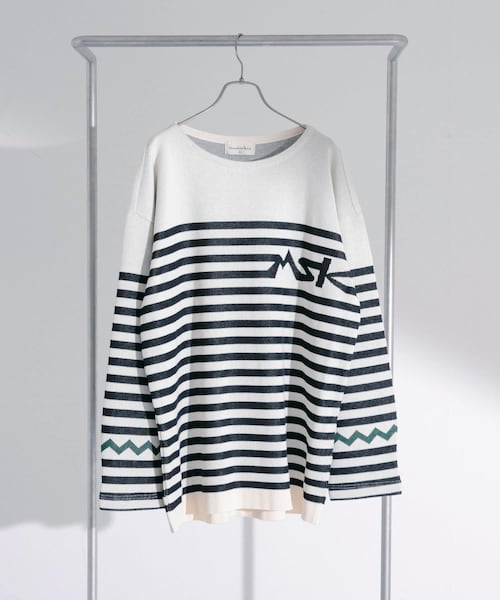 THE GOODLAND MARKET（ザグッドランドマーケット）の「master key　- MK - NOBORDER（ニット/セーター・メンズ・ENJI/IVORY/BRN・2）」の2枚目の写真