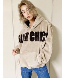 GYDA | SLICK CHICKエコファーパーカー(パーカー)