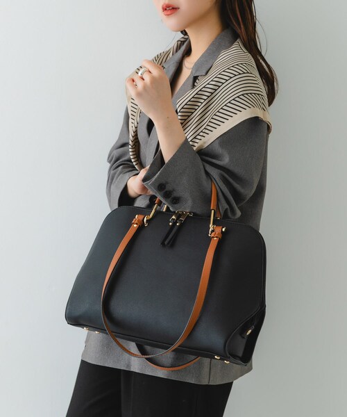RODE SKO（ロデスコ）の「『インフルエンサーayaさんコラボ』2WAYハンドバッグ（ハンドバッグ・レディース・BLACK/MOCHA/L.BEIGE・One）」の7枚目の写真
