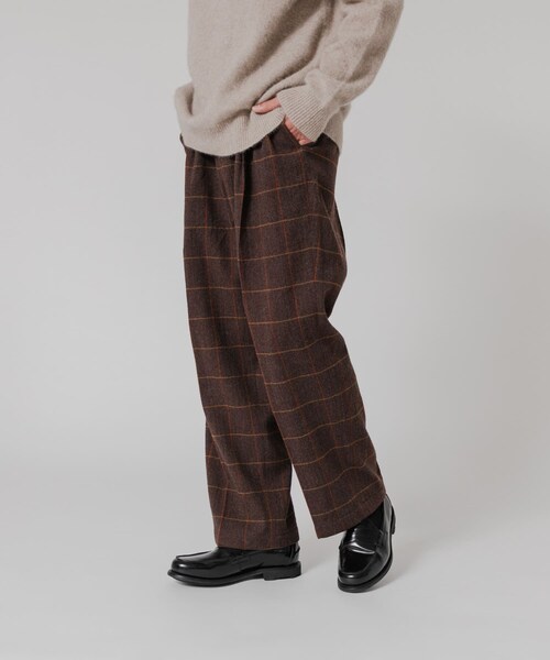 URBAN RESEARCH（アーバンリサーチ）の「new basic　DRY WOOL SLACKS PANTS（その他パンツ・メンズ・NAVY/CHECK・M/L/XL）」の21枚目の写真