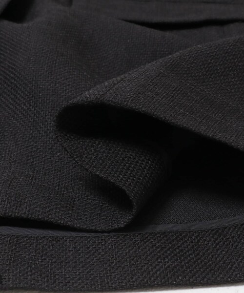 URBAN RESEARCH ROSSO（アーバンリサーチロッソ）の「防シワ リネンライクハーフスリーブジャケット（テーラードジャケット・レディース・L.BEIGE/BLACK・36/38）」の11枚目の写真