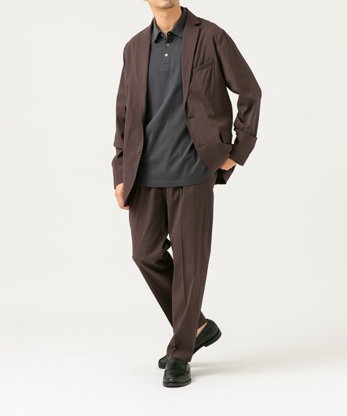URBAN RESEARCH ROSSO（アーバンリサーチロッソ）の「『XLサイズあり』ストレッチワッシャーイージーセットアップ（セットアップ・メンズ・CHARCOAL/NAVY・S/M/L/XL）」の21枚目の写真