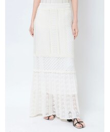 LAGUNAMOON | パターン編みスカート(スカート)
