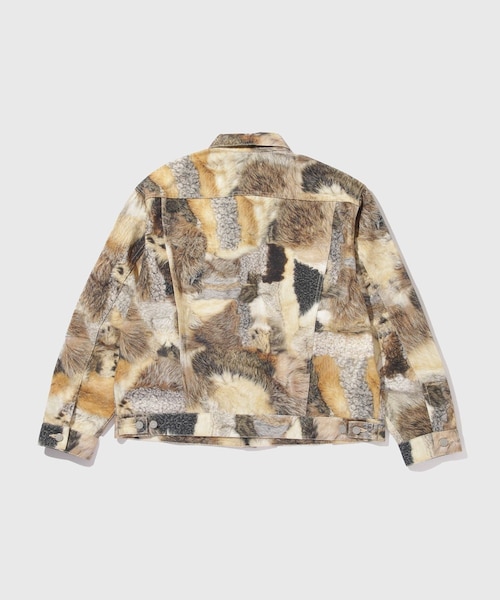 ADAM ET ROPE'(アダムエロペ)の「【TOLQ/トルク】Printed Trucker Jacket(その他アウター・メンズ・キャメル系/ブルー系・3/4/5)」の16枚目の写真