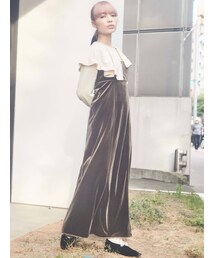 merry jenny | velor camisole one piece(ワンピース)