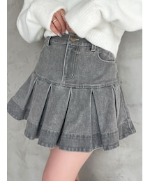 RESEXXY | ボリュームフリルデニムスカート(デニムスカート)