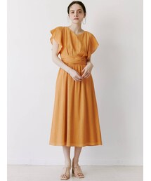 LAGUNAMOON | 楊柳ウエストタックワンピース(ワンピース)