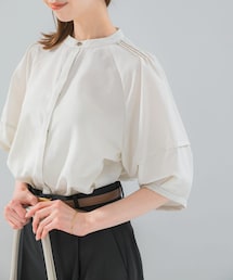 URBAN RESEARCH ROSSO WOMEN | 『WEB/一部店舗限定』UVカットウォッシャブルリネン混シャツ ブラウス(シャツ/ブラウス)