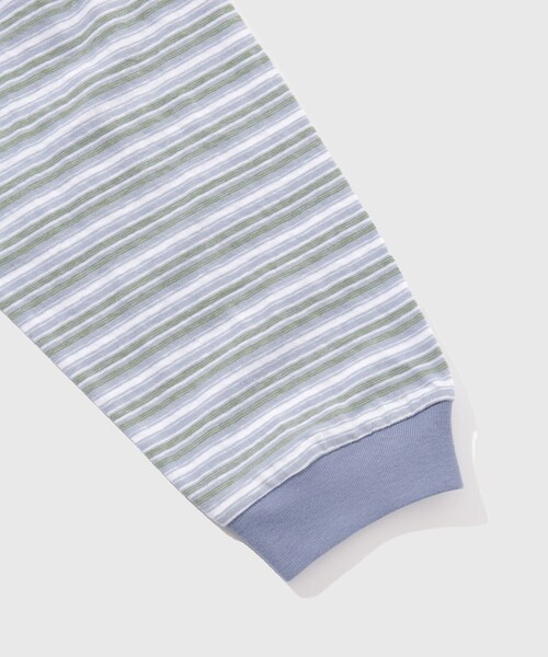 BATONER/バトナー】HAND DRAWING BORDER LONG T-SHIRT