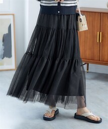 nissen | ティアードチュールスカート(スカート)