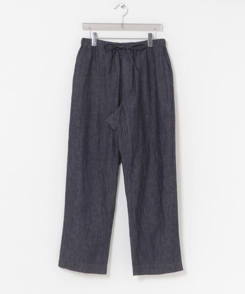 URBAN RESEARCH（アーバンリサーチ）の「Cale　コットンリネンラミーデニムパンツ（デニムパンツ・メンズ・ネイビー・3/4）」の2枚目の写真