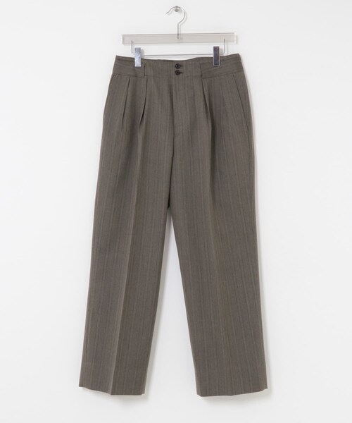 URBAN RESEARCH（アーバンリサーチ）の「ULTERIOR　H.STRIPE TUCKED TROUSERS（その他パンツ・メンズ・DUSTY GREY・4/5）」の6枚目の写真