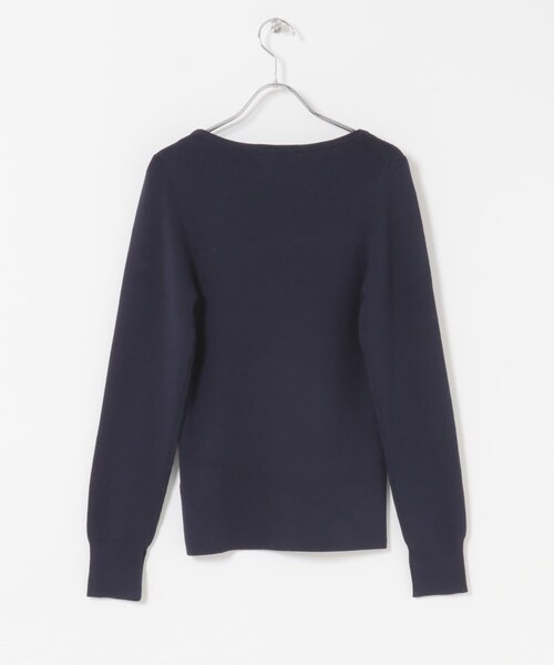 URBAN RESEARCH ROSSO（アーバンリサーチロッソ）の「シルク混スリットスリーブリブニット（ニット/セーター・レディース・OFF WHITE/SAX/YELLOW/NAVY・Free）」の20枚目の写真