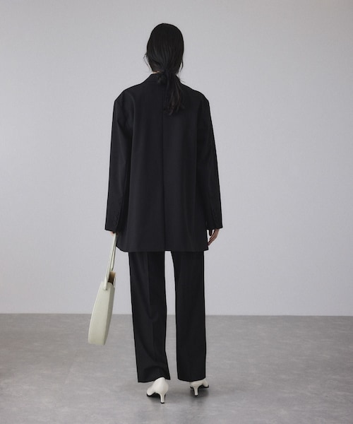 ADAM ET ROPE'(アダムエロペ)の「【サステナブル】ダブルブレストジャケット(テーラードジャケット・レディース・ブラック/グレー/ブラウン系・36/38)」の13枚目の写真