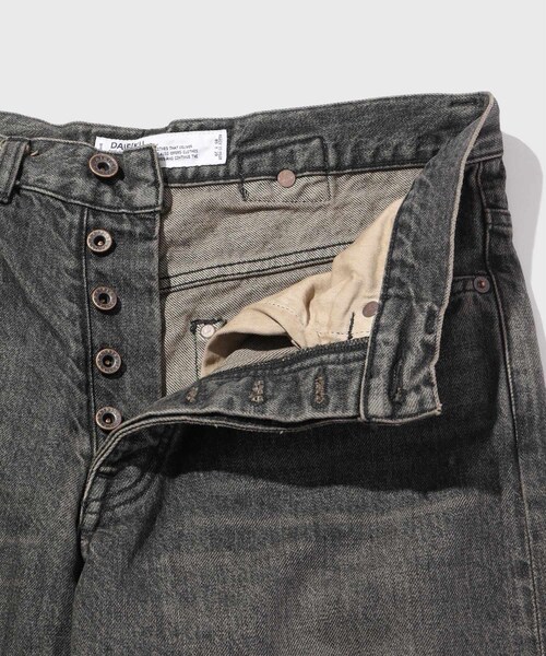 ADAM ET ROPE'(アダムエロペ)の「【DAIRIKU/ダイリク】Straight Vintage Denim Pants(デニムパンツ・メンズ・ブラック・L/M/S)」の7枚目の写真