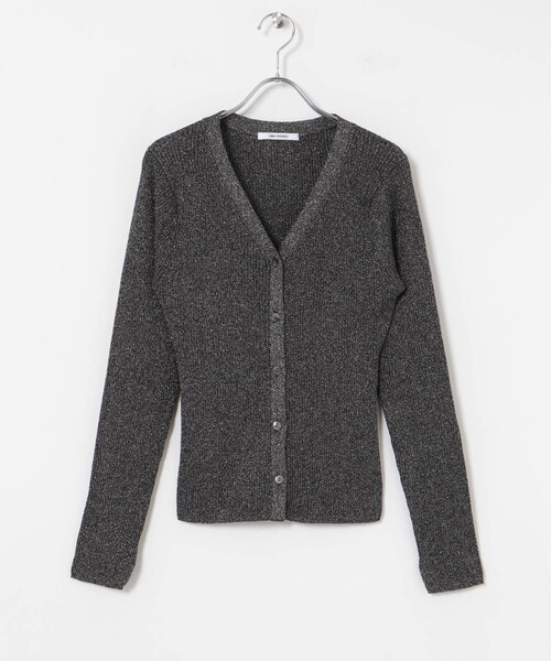 URBAN RESEARCH（アーバンリサーチ）の「ラメリブニットカーディガン（カーディガン/ボレロ・レディース・BRONZE/SILVER/BLACK/PINK・FREE）」の16枚目の写真