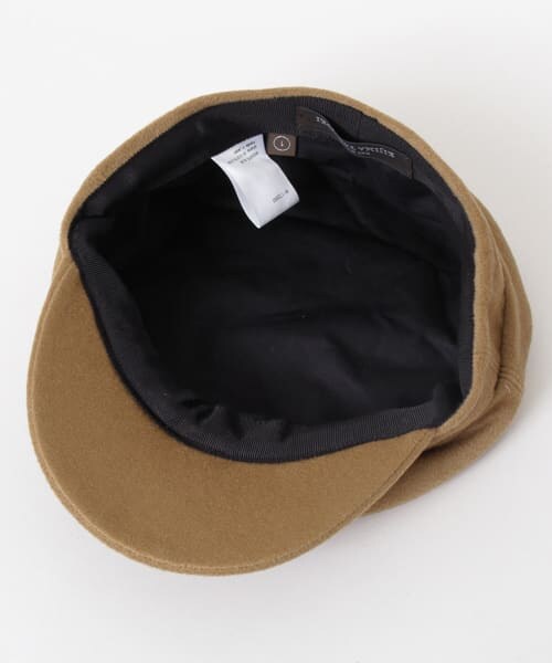 URBAN RESEARCH DOORS（アーバンリサーチドアーズ）の「KIJIMA TAKAYUKI　カシミヤマリンキャップ∴（ハンチング/ベレー帽・レディース・CAMEL/BLACK・FREE）」の7枚目の写真