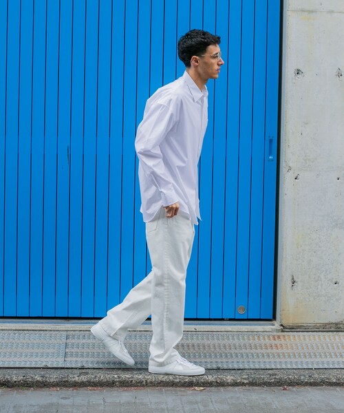 URBAN RESEARCH（アーバンリサーチ）の「new basic　THOMAS MASON OVER SHIRTS（シャツ/ブラウス・メンズ・ROYAL/WHITE/GREGE/LT BLUE/STRIPE/COCOA・S/M/L/XL）」の14枚目の写真