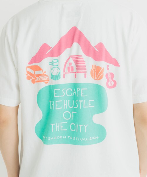 EKAL(エカル)の「『別注』TACOMA FUJI RECORDS×EKAL TGFイラストTシャツ 1(Tシャツ/カットソー・メンズ・グレー/ホワイト・M/L/XL)」の8枚目の写真