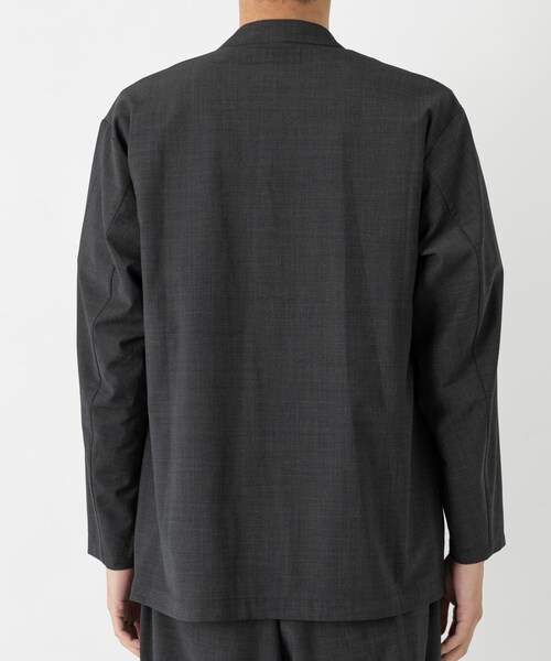 URBAN RESEARCH(アーバンリサーチ)の「『セットアップ対応』『マシンウォッシャブル』ST WASHABLE WL C/LESS JACKET(テーラードジャケット・メンズ・INK NAVY/TAUPE/BLACK TOP・M/L)」の7枚目の写真