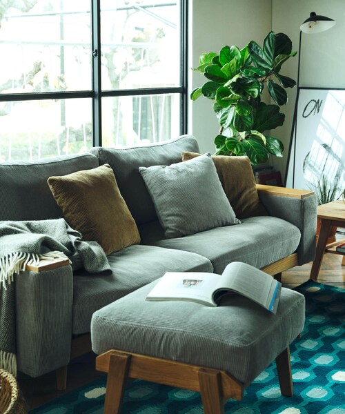 URBAN RESEARCH DOORS（アーバンリサーチドアーズ）の「BOTHY Clubhouse Sofa 2シーター(Corduroy)（家具・メンズ・CD KHAKI/CD GRAY・one）」の4枚目の写真