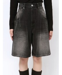 EMODA | ヴィンテージライクデニムハーフパンツ(デニムパンツ)