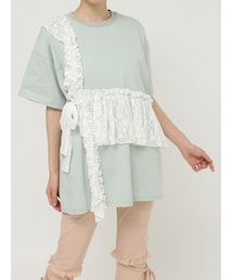 merry jenny | レースフリルBig Tee(Tシャツ/カットソー)