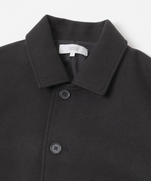 URBAN RESEARCH ROSSO(アーバンリサーチロッソ)の「『XLサイズあり』light meltonステンカラーコート(ステンカラーコート・メンズ・BLACK/NAVY/CHARCOAL/BROWN・M/L/XL)」の14枚目の写真