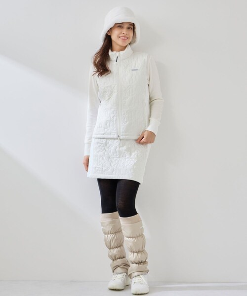 ROPE'（ロペ）の「エアシャットピンソニック加工中わたベスト/光吸収発熱・保温・防風・撥水・セットアップ対応（その他アウター・レディース・ブラック/ホワイト・L/M/S）」の14枚目の写真