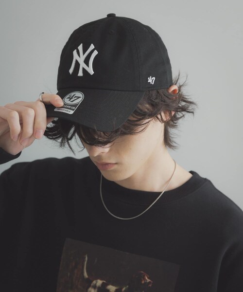 SENSE OF PLACE by URBAN RESEARCH（センスオブプレイスバイアーバンリサーチ）の「『WEB/一部店舗限定』FORTY SEVEN　47 CLEAN UP YANKEES（キャップ・メンズ・BLACK/NAVY/NATURAL/DK GREEN/SANDALWOOD/BROWN/CHARCOAL・One）」の8枚目の写真