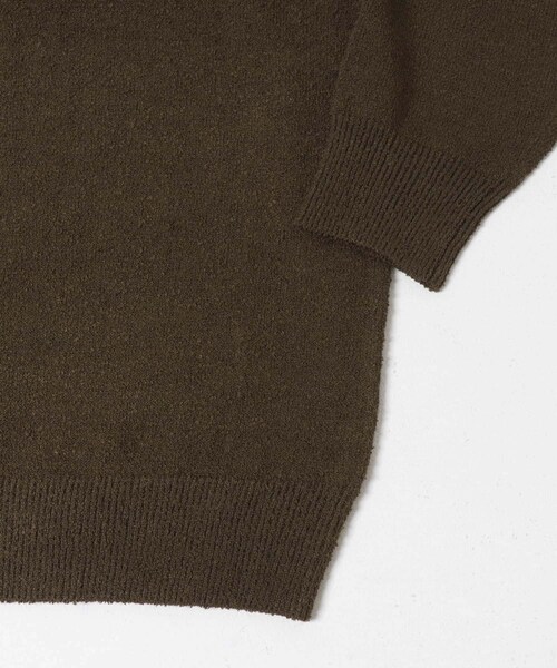 URBAN RESEARCH DOORS（アーバンリサーチドアーズ）の「ミニブークレ ニットポロ（ニット/セーター・メンズ・BROWN/NAVY/YELLOW・M/L）」の6枚目の写真