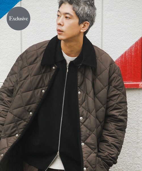 URBAN RESEARCH（アーバンリサーチ）の「Traditional Weatherwear　WAVERLY STUDS EX.UR（ブルゾン・メンズ・BLK/別注BROWN・38/40/42）」の2枚目の写真