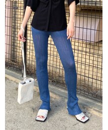 EMODA | リンクルニットパンツ(その他パンツ)