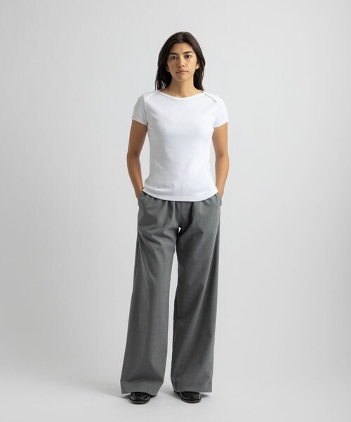 Saturdays NYC(サタデーズ ニューヨークシティ )の「Palmetto Relaxed Pants | WOMEN(その他パンツ・レディース・グレー/ネイビー・L/M/S)」の17枚目の写真