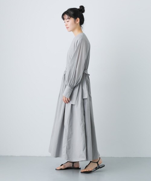 かぐれ（カグレ）の「COSMIC WONDER　Suvin cotton farmer dress（ワンピース・レディース・Ashvioletj/Black・1）」の11枚目の写真