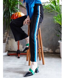 EVRIS | フレアートラックパンツ(スラックス)